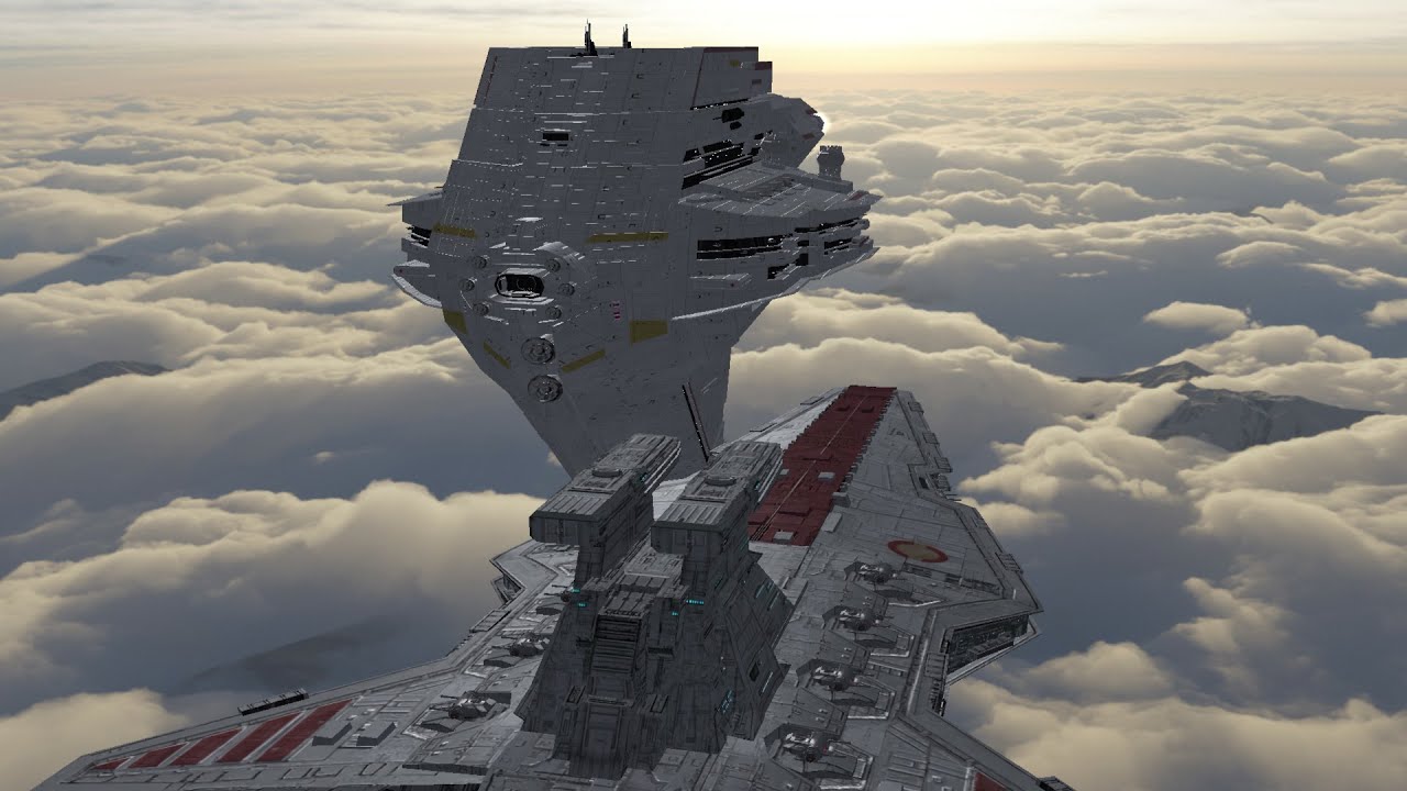 Can a Venator Cruiser Beat a Starhawk Battleship? Empire at War Remake AR Fleet Battle