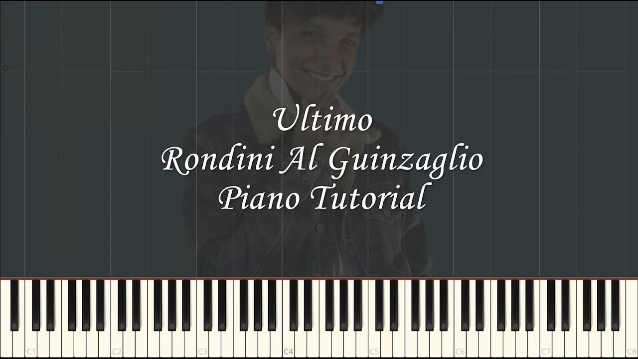 Ultimo - Rondini Al Guinzaglio (Piano Tutorial)