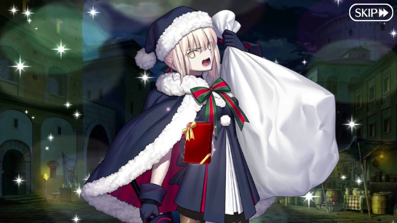 Fate/Grand Order - Altria/Artoria Pendragon (Santa Alter) Valentine's Scene (Voiced)