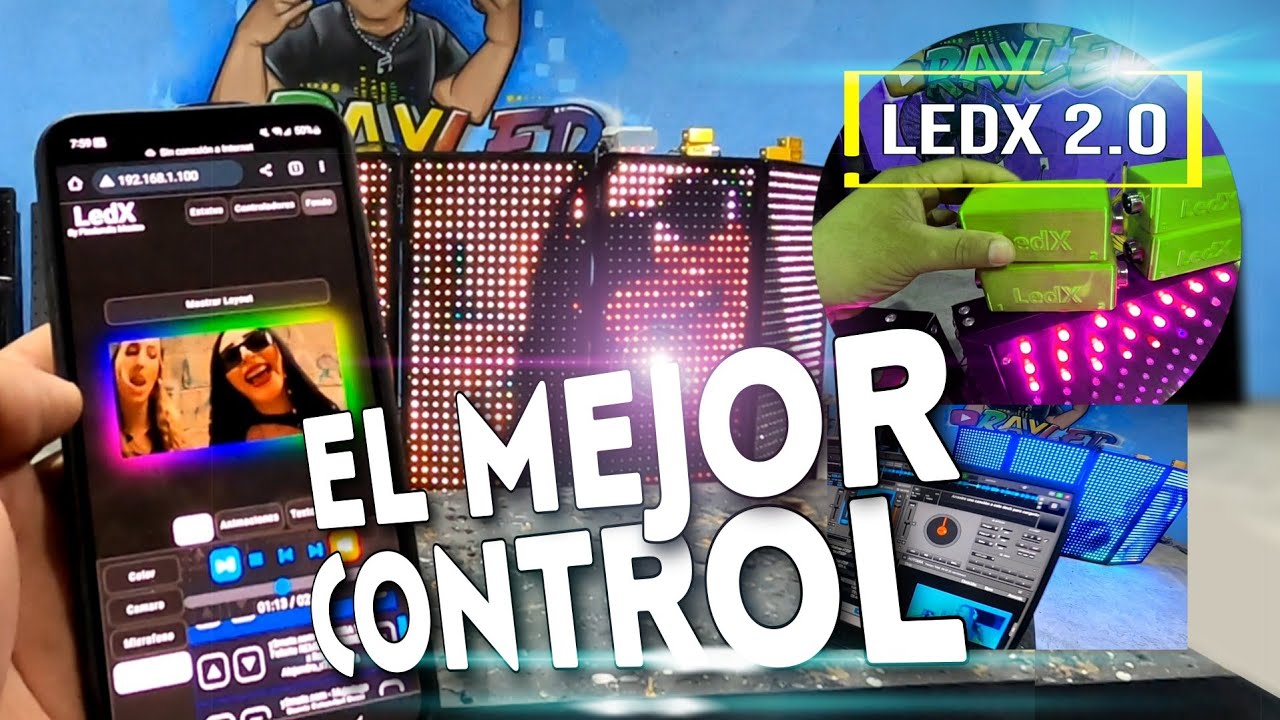 EL MEJOR CONTROL Para CABINAS LED PIXEL de TODO EL MUNDO // ledx 2.0