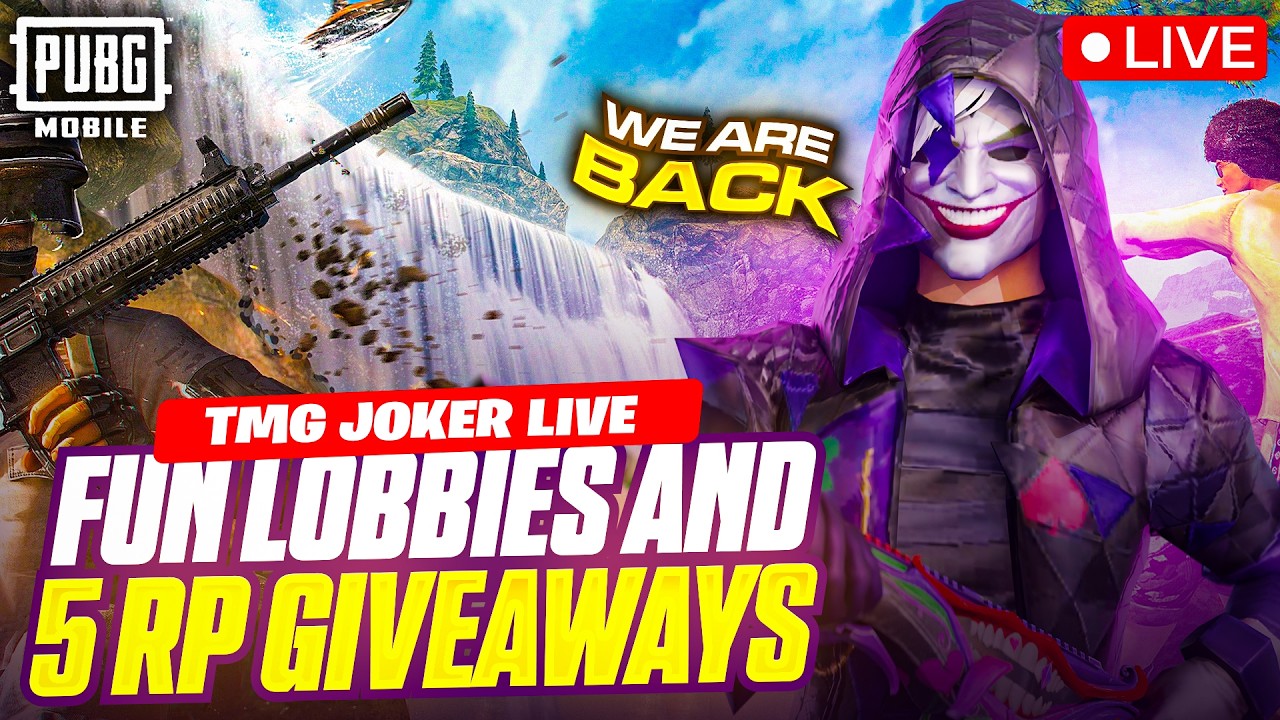 ULTIMATE FUN LOBBIES AND 5 RP GIVEAWAYS | TMG JOKER LIVE