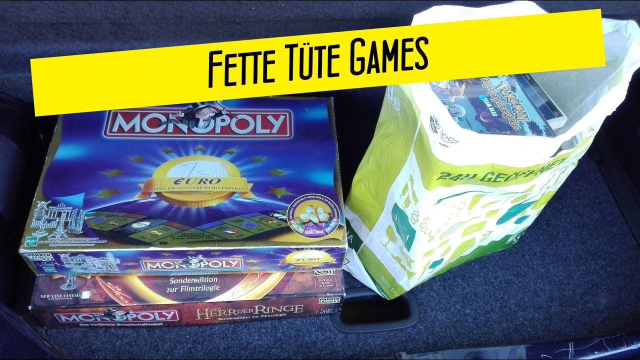 Flohmarkt - Fette Tüte Games querbeet...