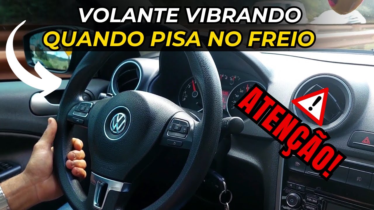Seu carro está VIBRANDO o volante ao pisar no FREIO? Veja esse Vídeo!