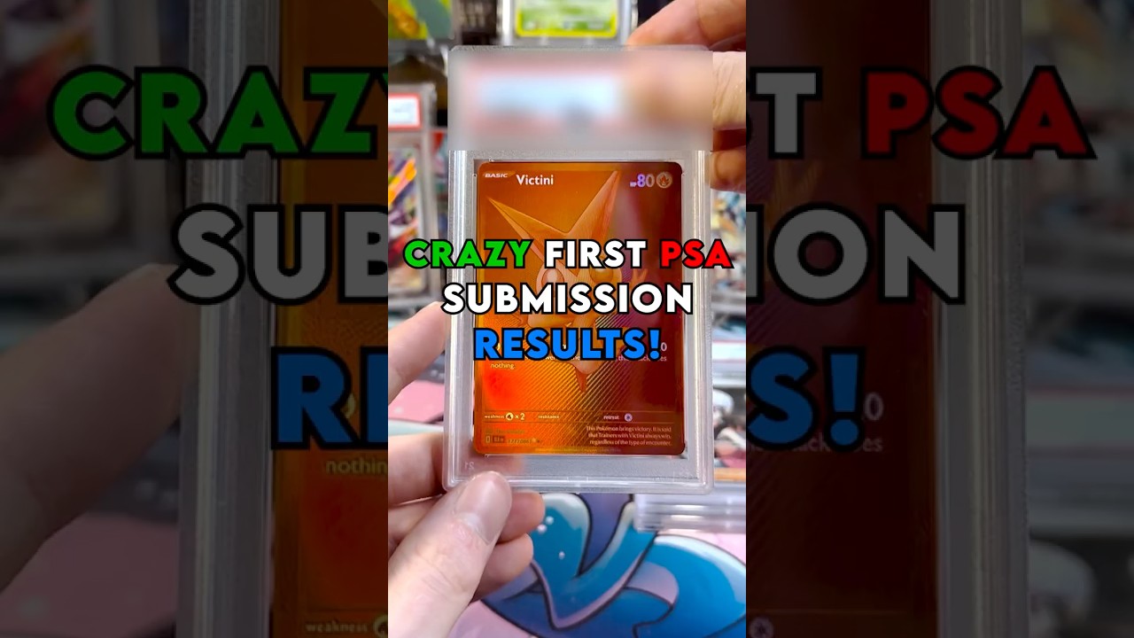 I Graded a Red Victini BWR with PSA! #pokemoncards #pokemon #gradedcards