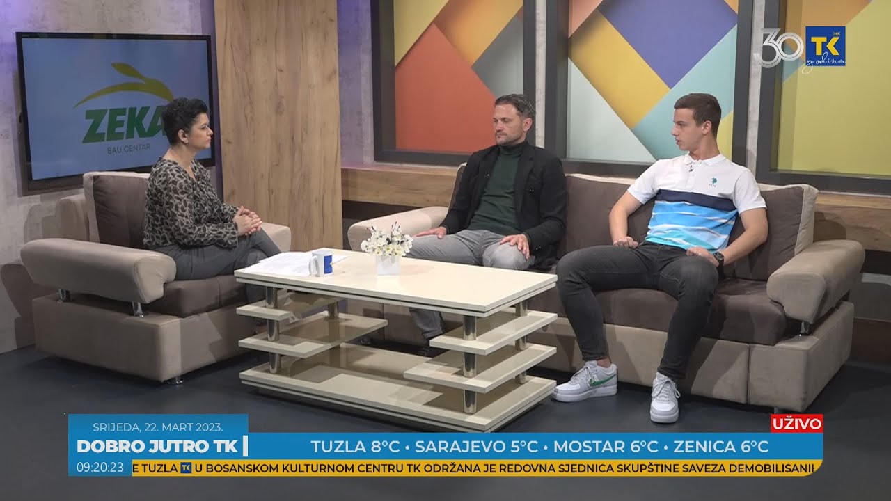 DOBRO JUTRO TK| Amir Spahić pomoćni trener U19 reprezenatacije BiH i Danis Bratovčić