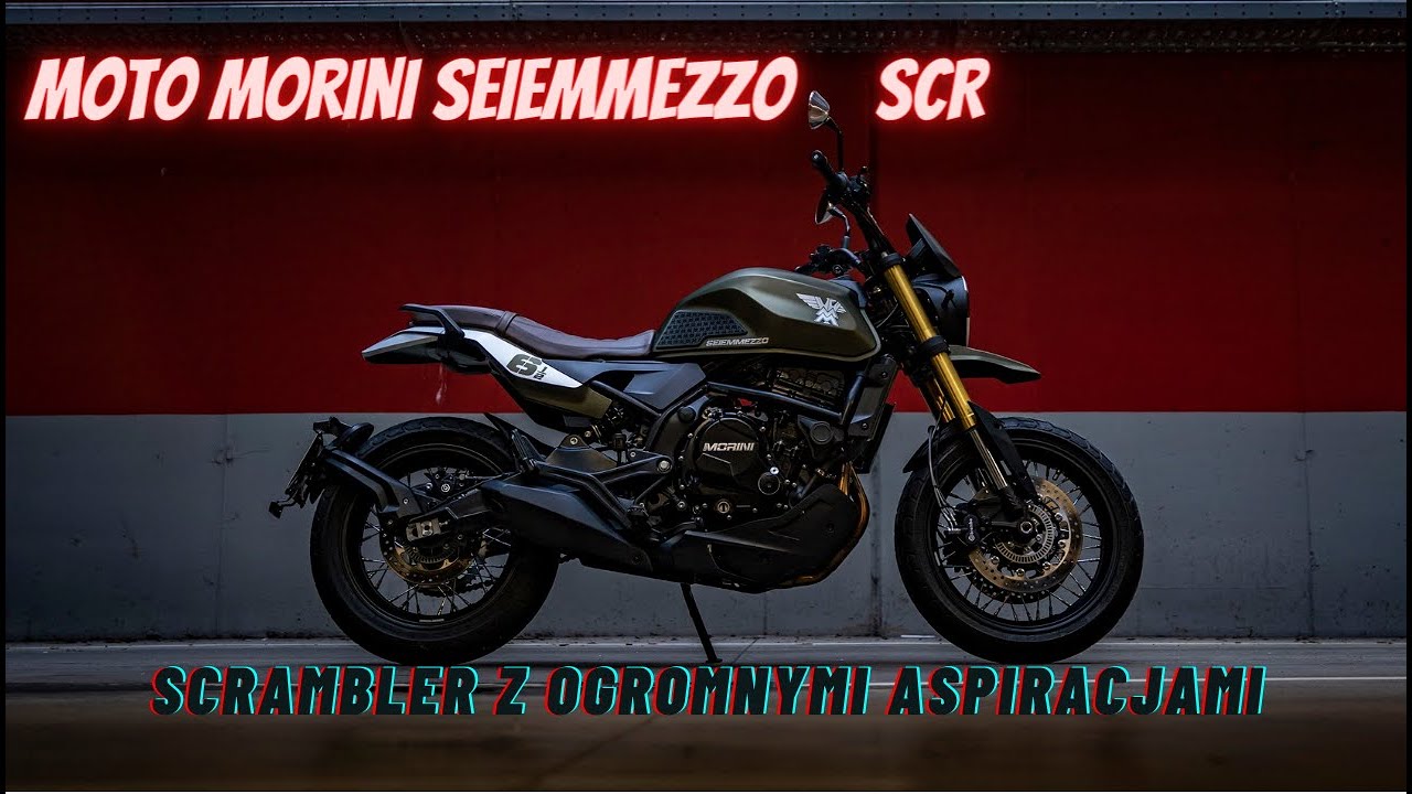 Moto Morini Seiemmezzo SCR - scrambler, klasyk, motocykl retro. Testowe wrażenia z jazdy tą 650-tką