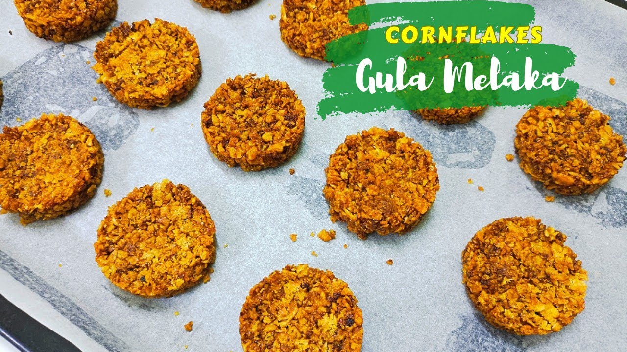 Cornflakes Gula Melaka Resepi / Cornflakes Gula Melaka Cookies Recipe