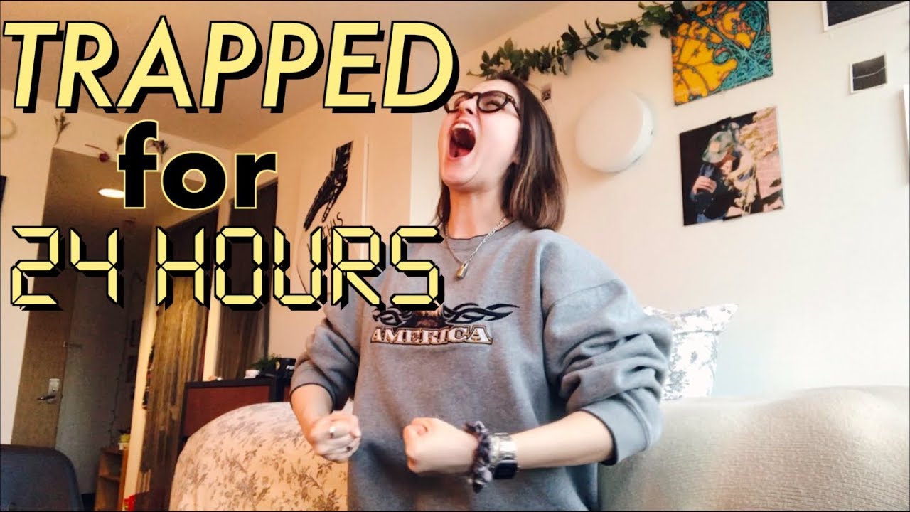 TRAPPED IN MY DORM FOR 24 HOURS