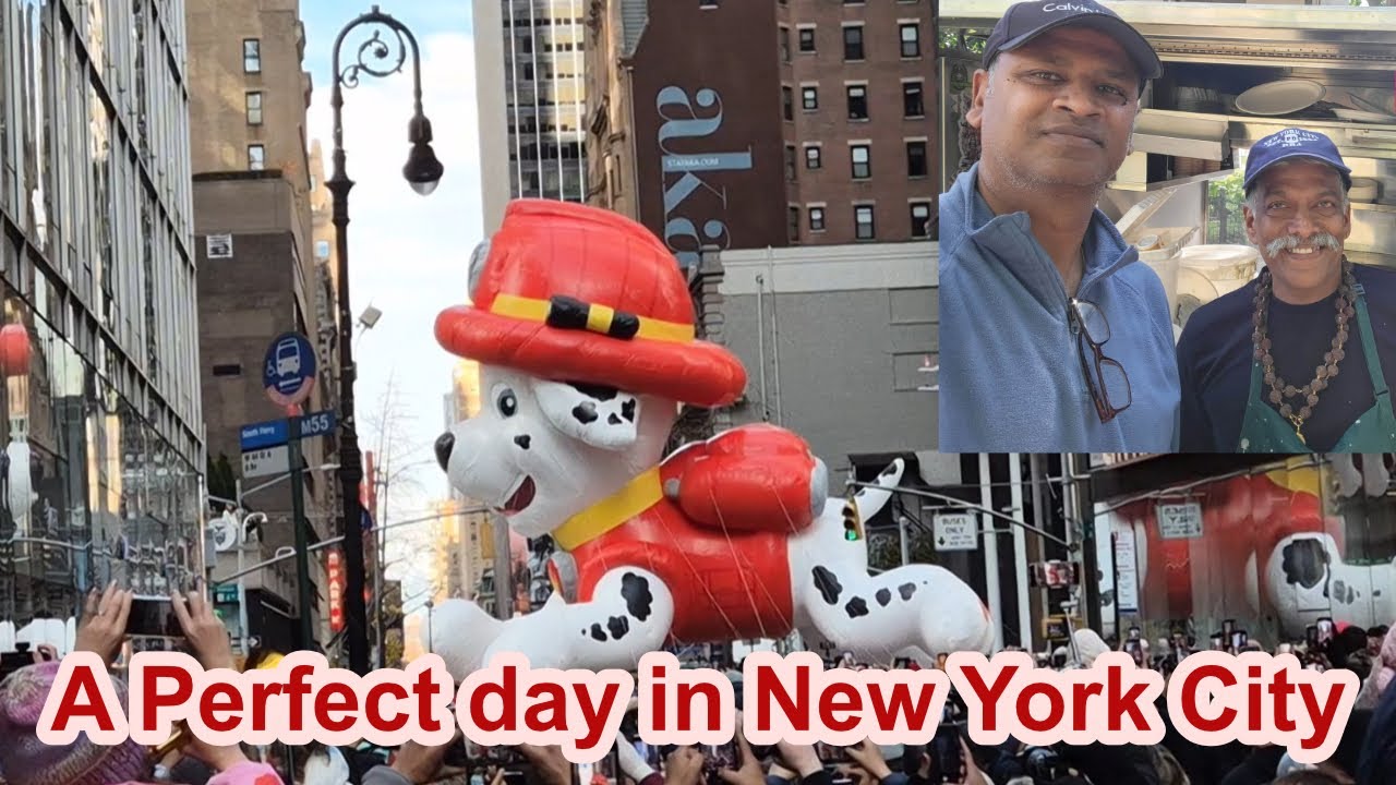 Идеальный день в Нью-Йорке: парад в честь Дня благодарения Macy's 2024 и знаменитая тележка прода...