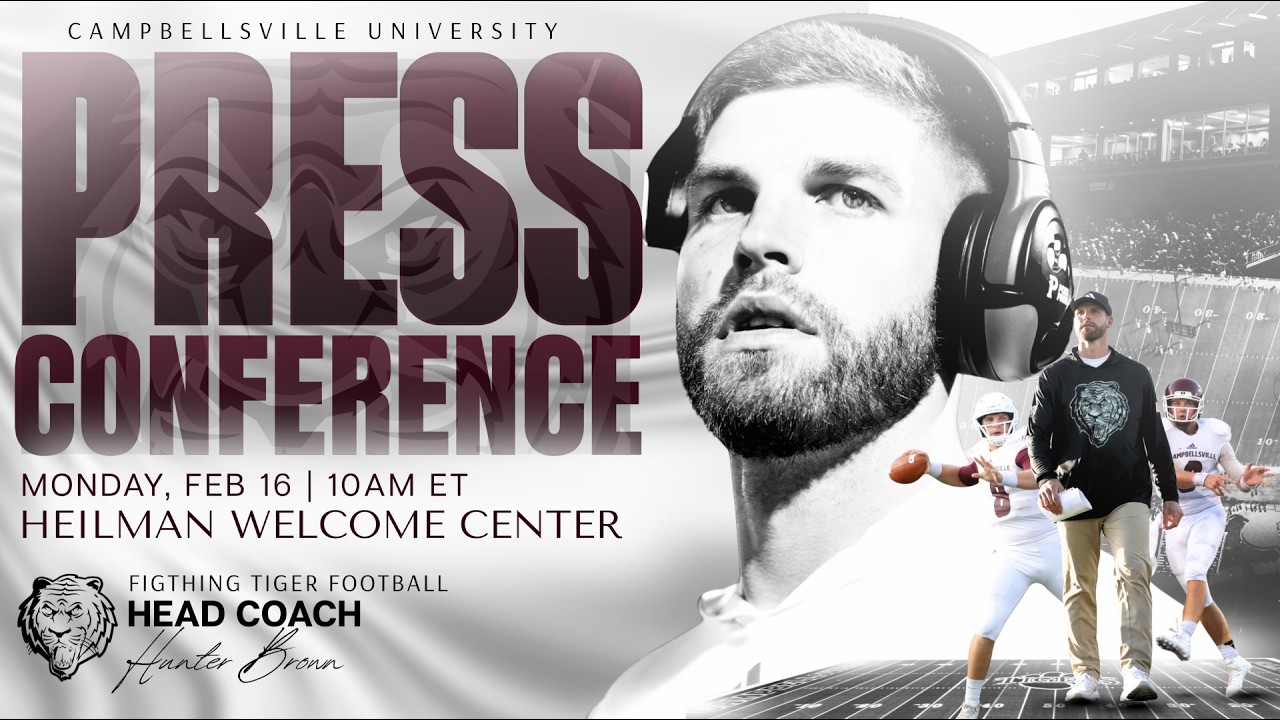 Campbellsville University Football: Hunter Brown Introductory Press Conference