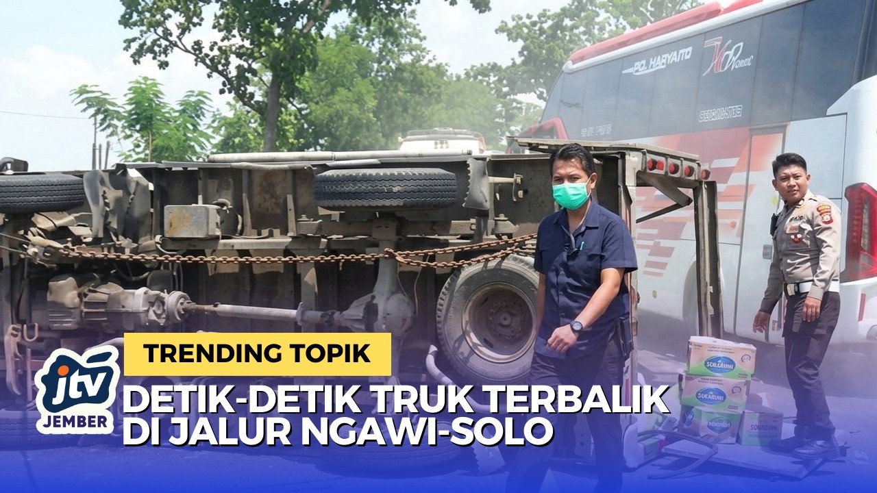 Detik-Detik Truk Boks Terguling Akibat Mobil Kabur di Jalur Kedunggalar3 Pilihan Judul Thumbnail