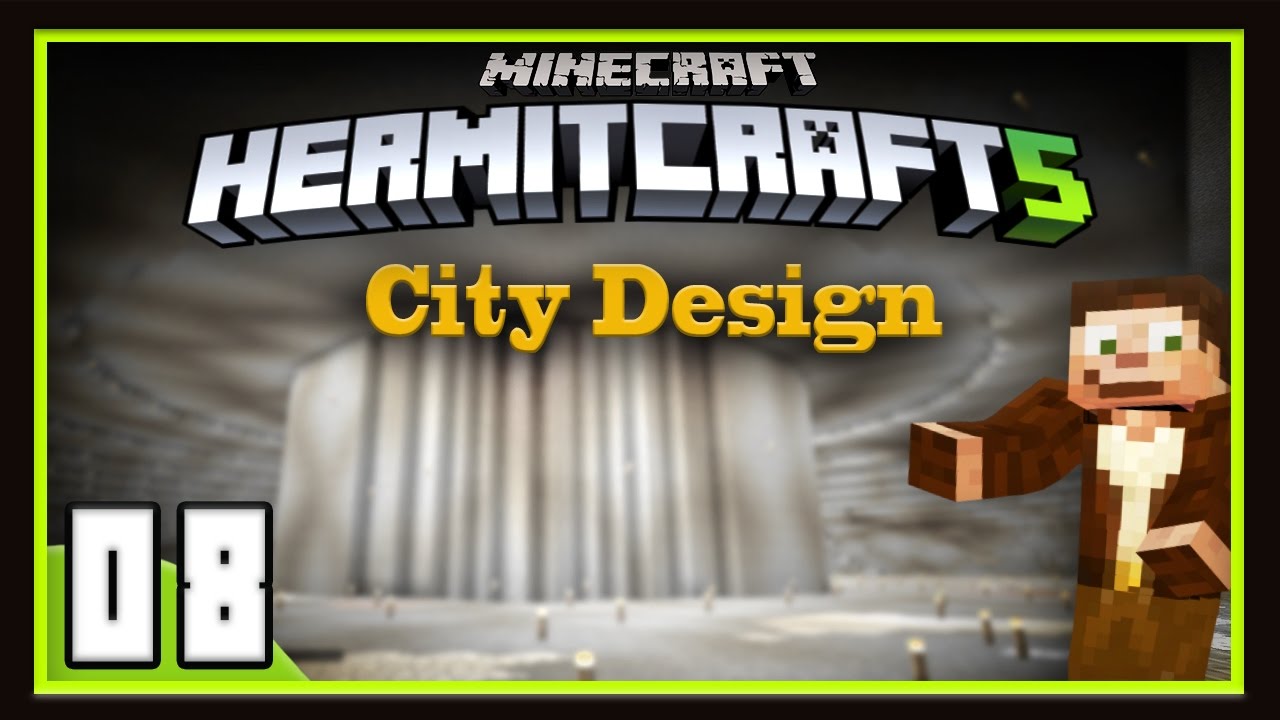 HermitCraft Season 5: City Design And Doing Some Spying  (Minecraft 1.12)