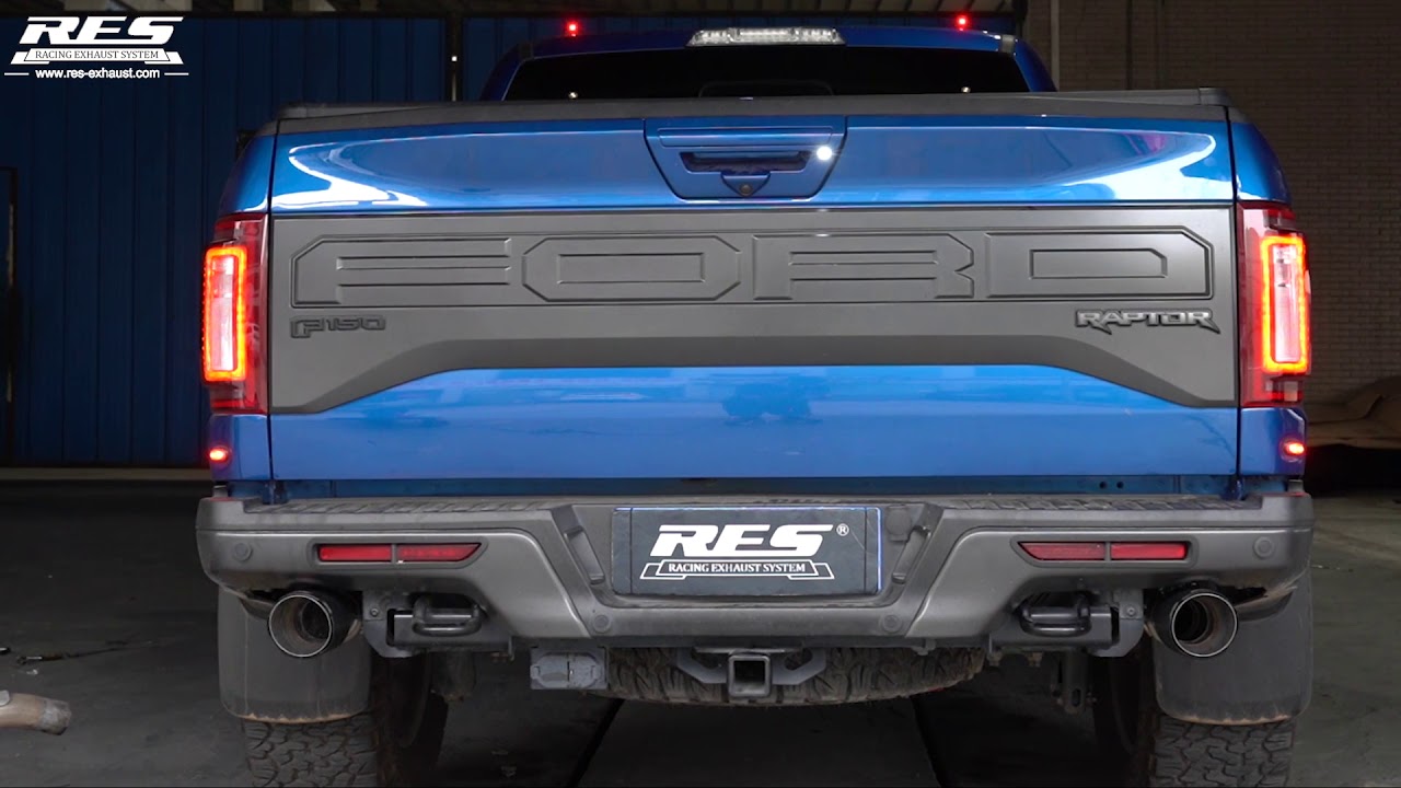 Ford Raptor RES Racing Exhaust Valvetronic Catback System WIth Gesture Control Sound Clips