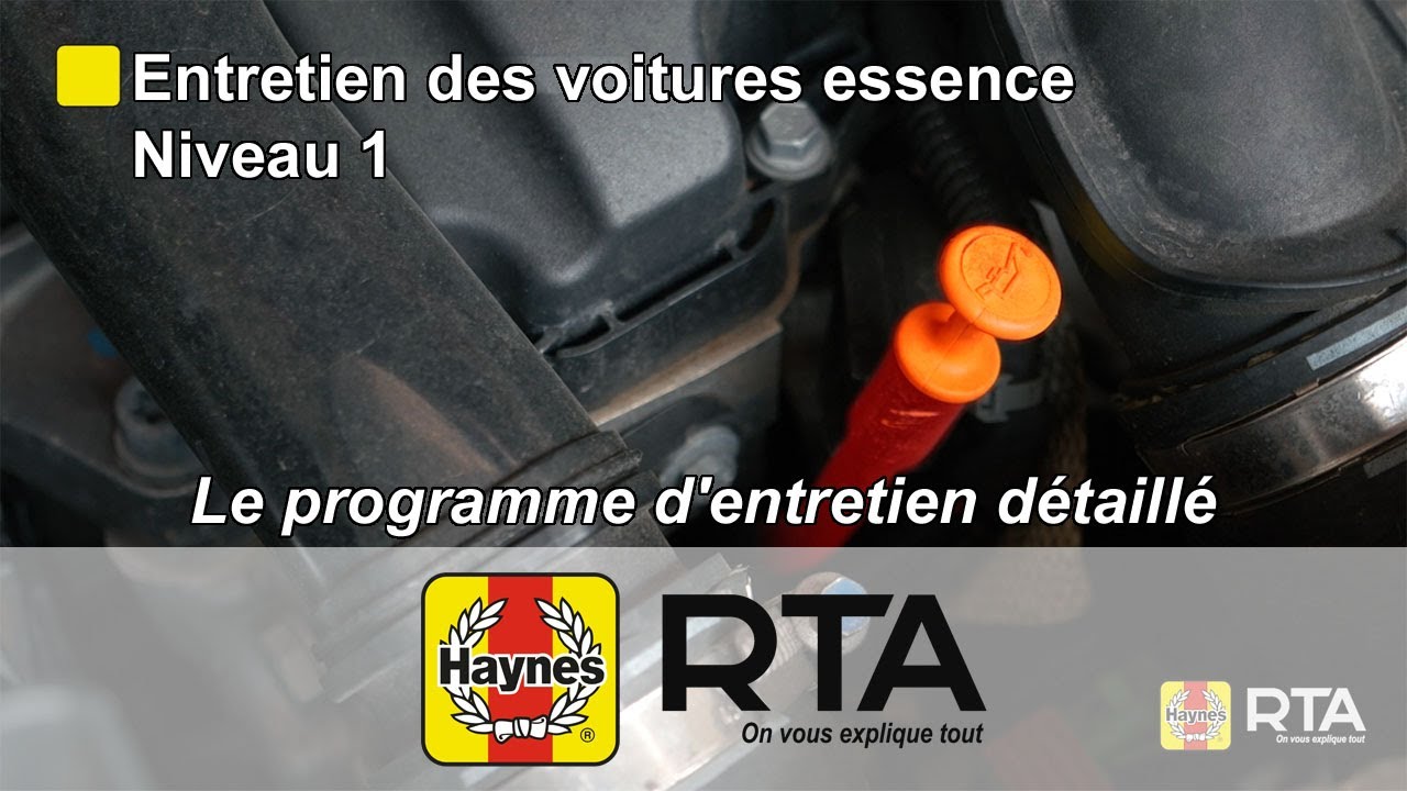 Révision des voitures essence : niveau 1