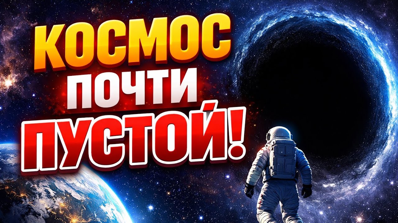 😮 Насколько ПУСТ космос на самом деле