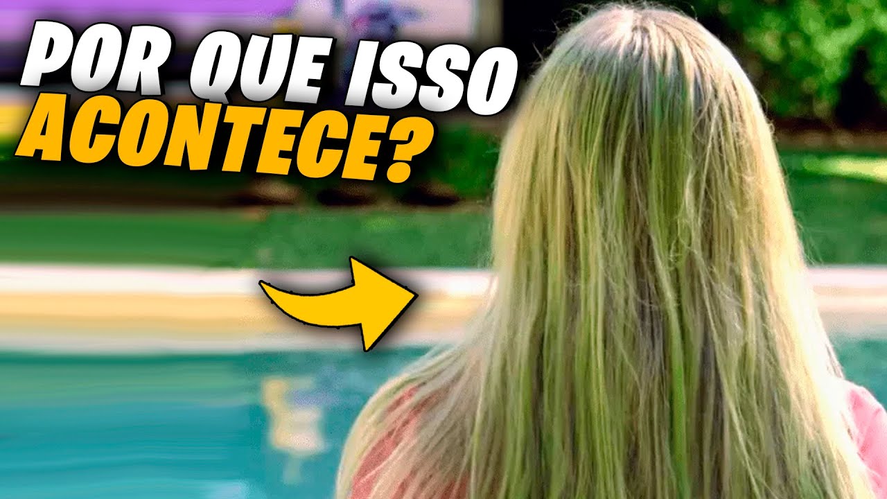 Porque o CABELO ficou VERDE na PISCINA? Saiba COMO nunca deixar isso acontecer com VOCÊ!