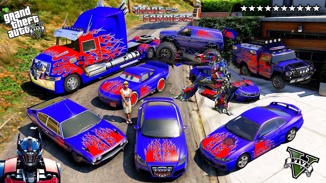GTA 5 - Stealing TRANSFORMERS 
