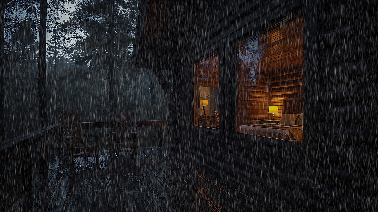 Fall Asleep in 5 Minute 😴 | Rain Whispering Through Trees | Peaceful Night Ambience 🌲