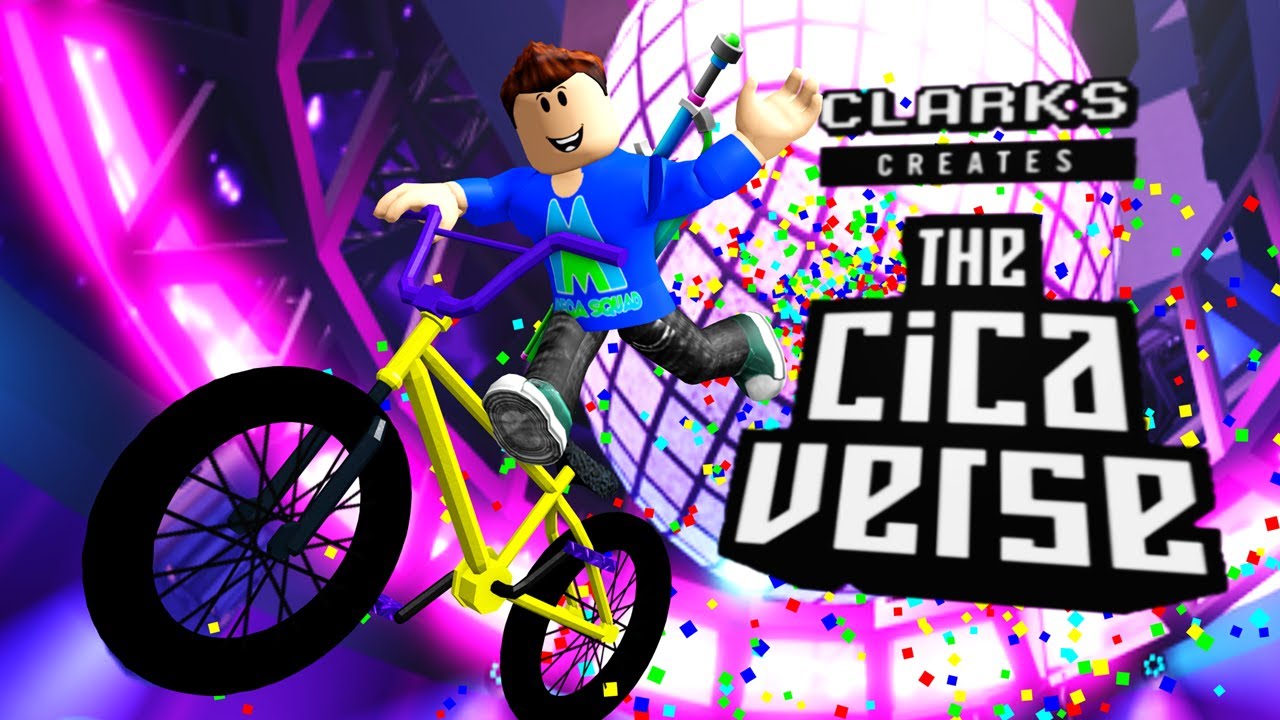 Can MegaSquadMo Beat This NEW Roblox BMX Race, Parkour and Dance Off Event?! Clarks Cicaverse #ad