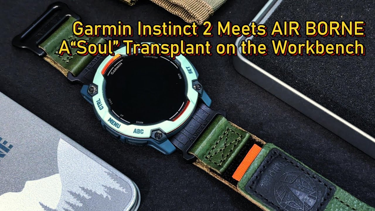 The Garmin Instinct 2 Mod: How an AIR BORNE Strap Made It Go Rogue #garmin  #instinct2
