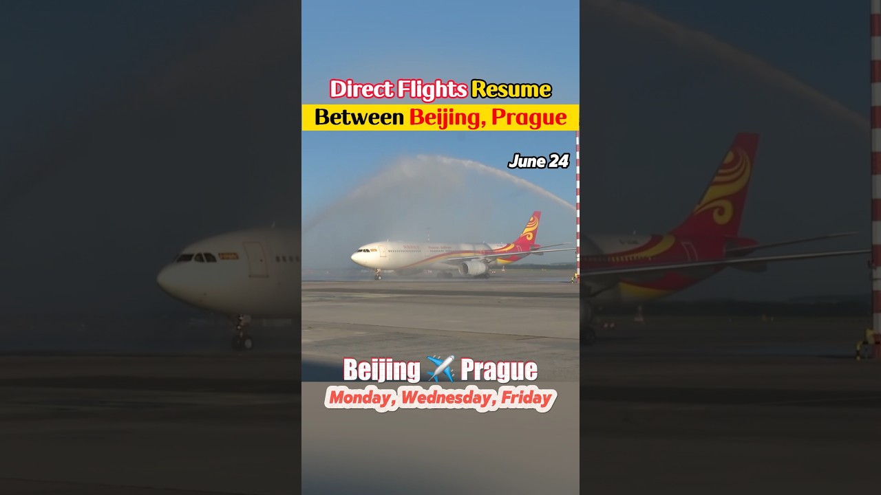Direct #Flights Resume Between #Beijing, #Prague #air #airline #technology #space  #fyp #fypシ