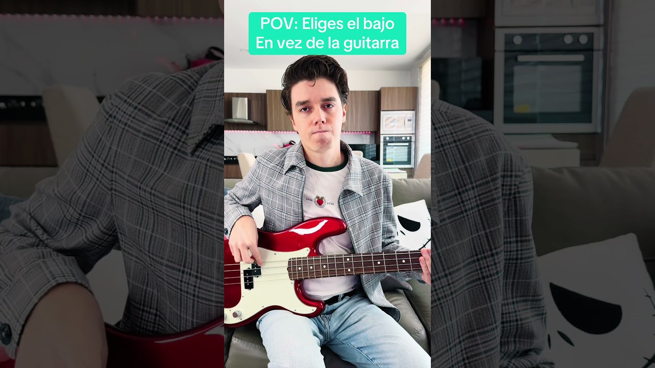 ELIGES EL BAJO EN LUGAR DE LA GUITARRA #guitarra #bajo