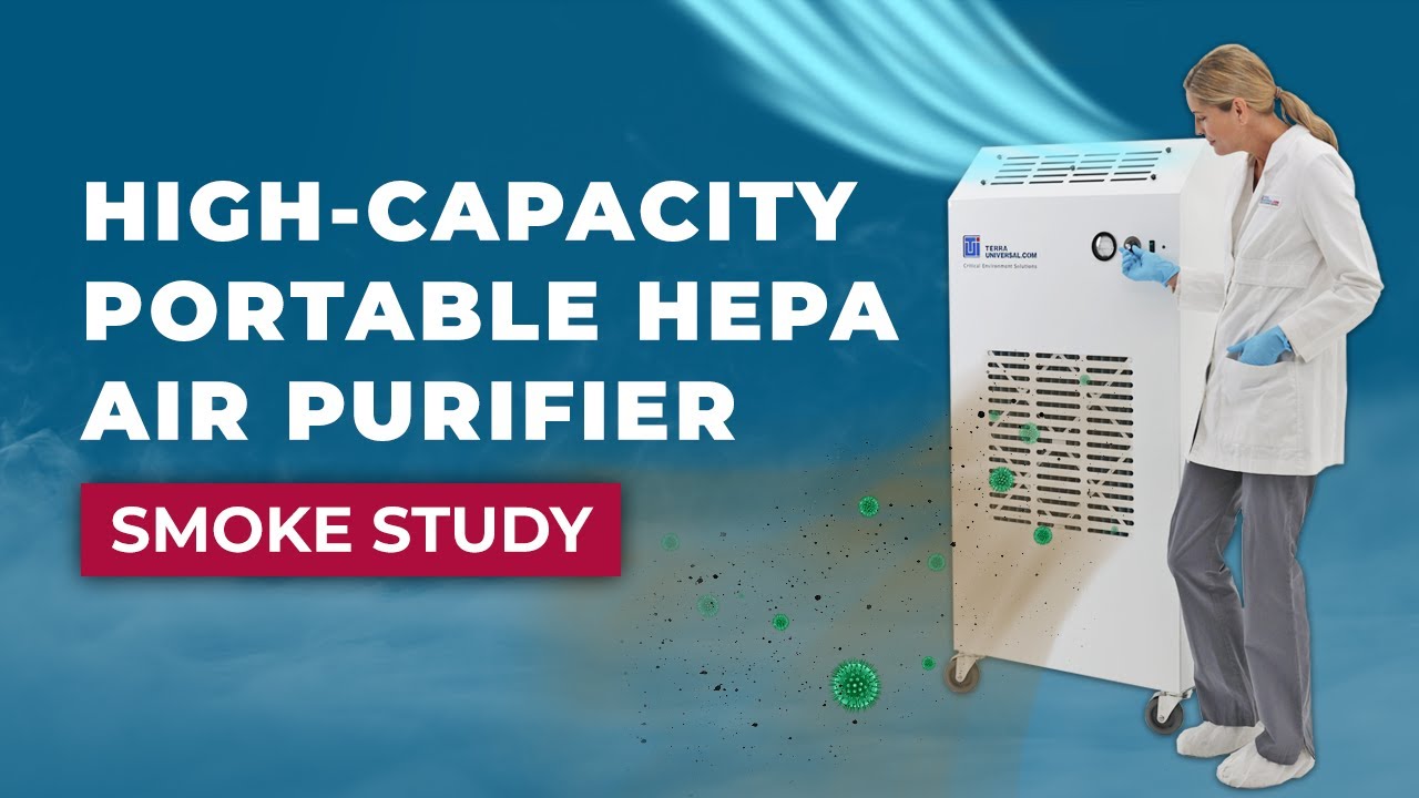 High-Capacity Portable HEPA Air Purifier | Smoke Study