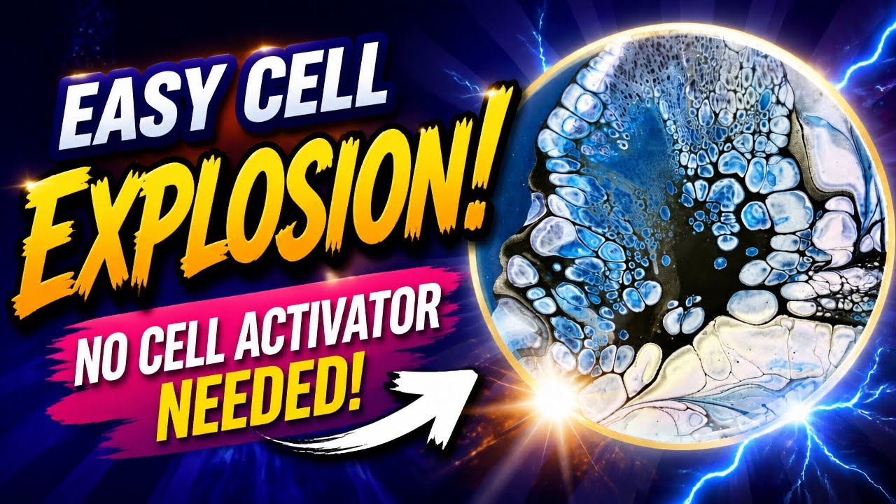 #504 Easy Cell Explosion! No Cell Activator Needed! #art 