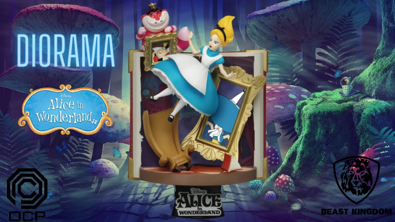 Review Alice in Wonderland Diorama Beast Kingdom Alice au pays des merveilles Disney #Disney #toys