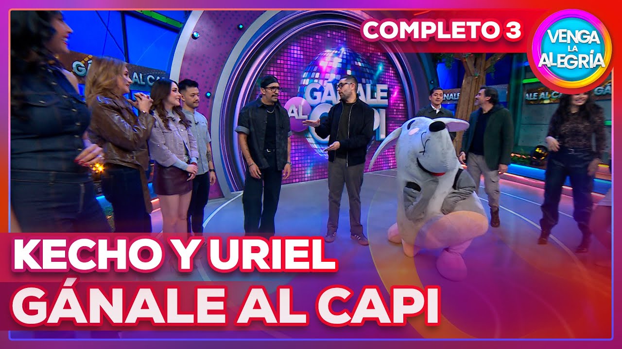 ¡Kecho y Uriel sacaron los prohibidos en Gánale al Capi! 🐭🪩✨ | Venga la Alegría