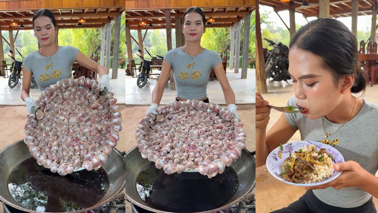 Amazing cooking deep fried chicken gizzard recipe