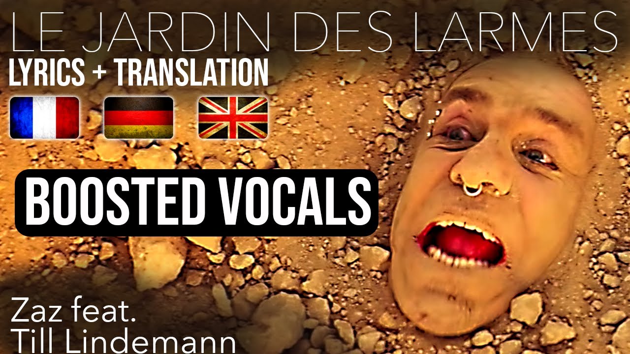 Till Lindemann singing in French and German | BOOSTED VOCALS | with