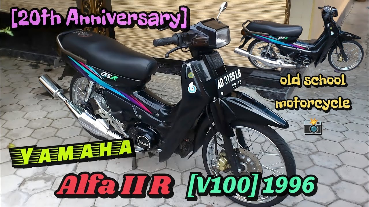 Yamaha Alfa II R V100 1996 Modification ‼️ [20th Anniversary] Old School Classic Motorcycle