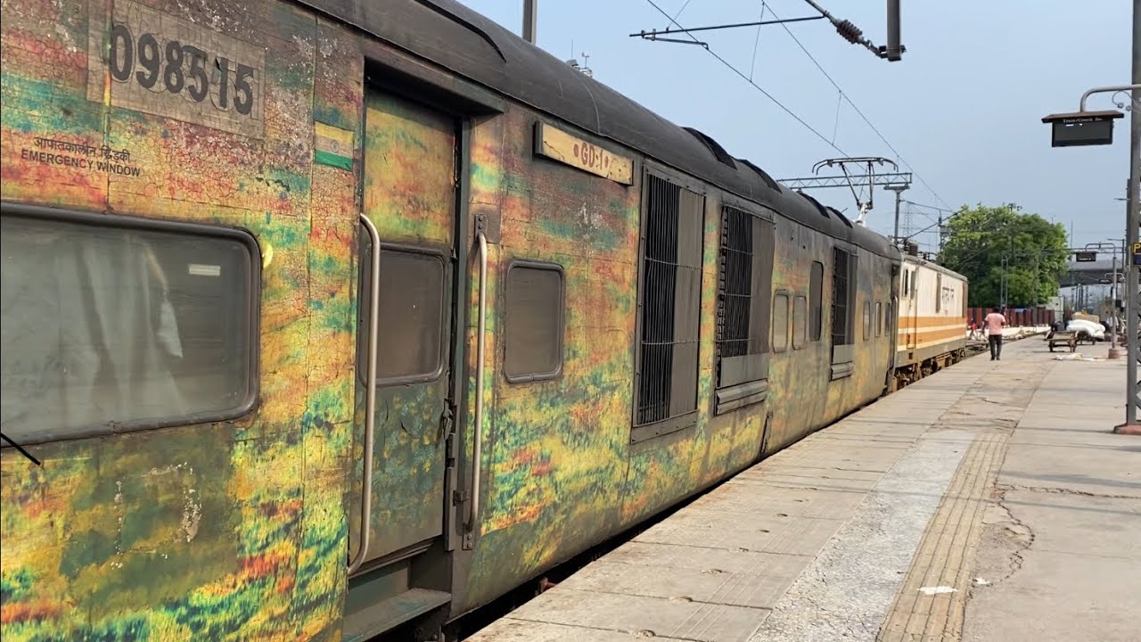 Delhi TO Mumbai by 12910 NZM - BDTS Garib Rath express : Full Journey | INDIAN RAILWAYS