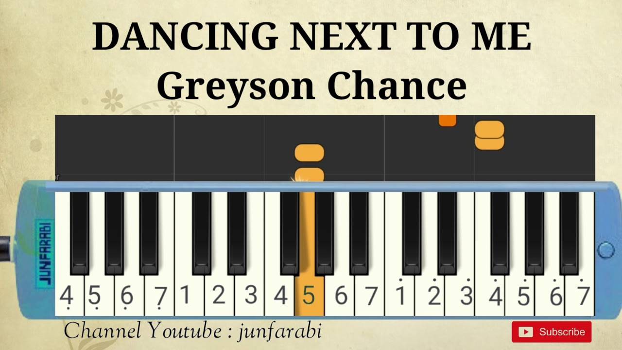 melodica Greyson Chance DANCING NEXT TO ME instrument pianika