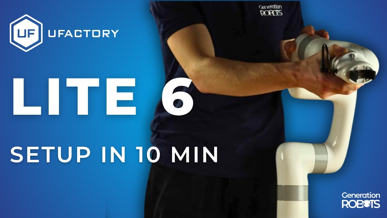 UFactory Lite 6 Unboxing: Setup & Pick and Place in 10 Minutes