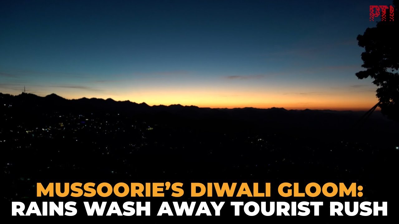 Mussoorie sees sharp drop in Diwali tourist rush after rains damage key roads