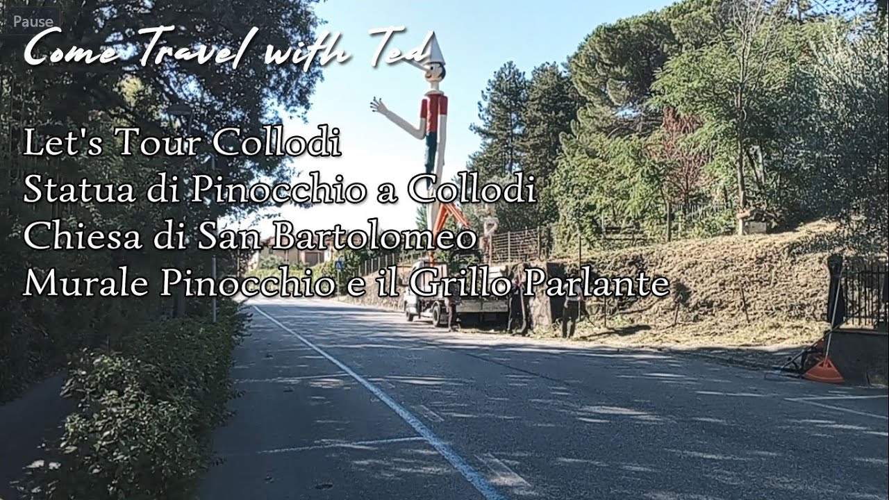 Let's Tour Collodi, Italia - home of the largest Pinocchio in the world -  Part 2 of 4