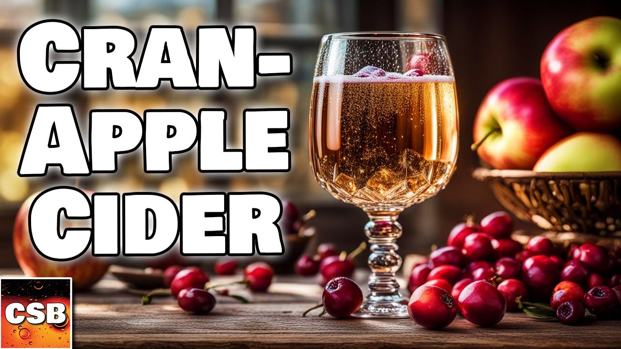 Sparkling Cranberry Apple Cider ANYONE Can Make at Home