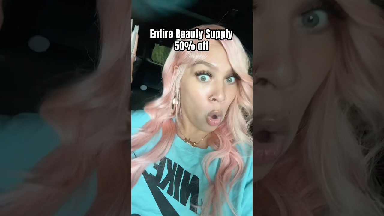 Entire beauty supply store 50% off!