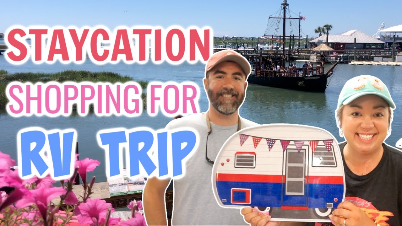 BUNKEY'S STAYCATION | SHOPPING FOR OUR RV TRIP | WALMART & HOBBY LOBBY HAUL | JESSICA O'DONOHUE