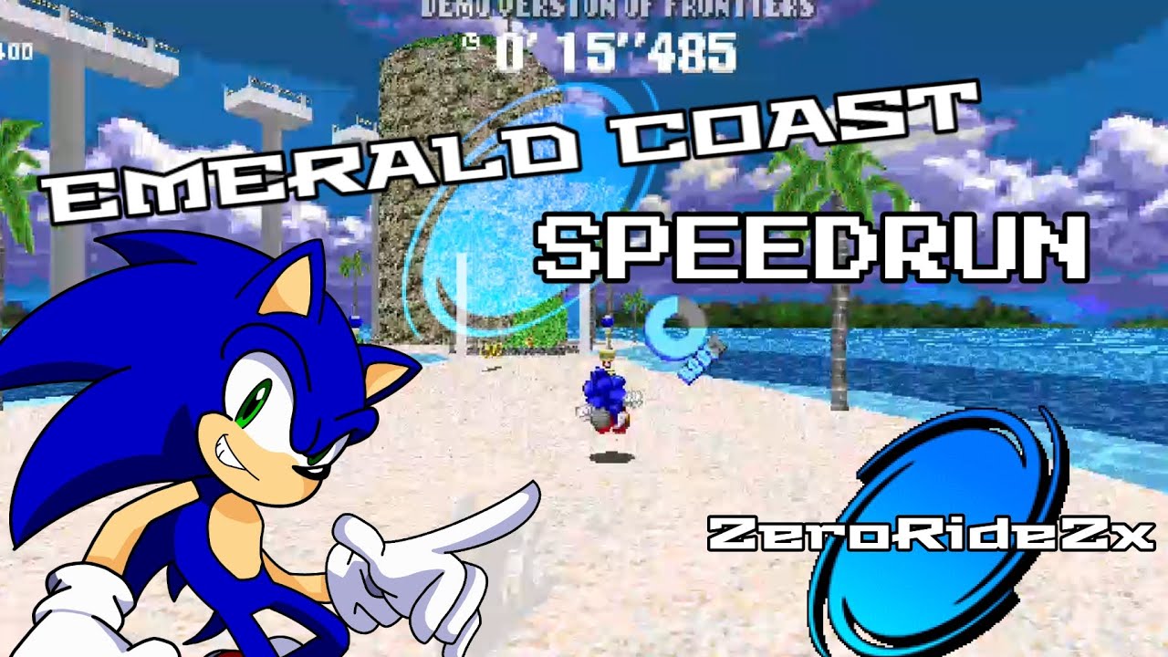 [#SRB2] Emerald Coast - SpeedRun as Frontiers Sonic 