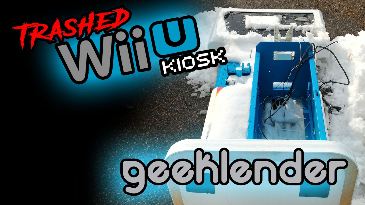 Wii U Kiosk Restoration - Brad Tratzinski