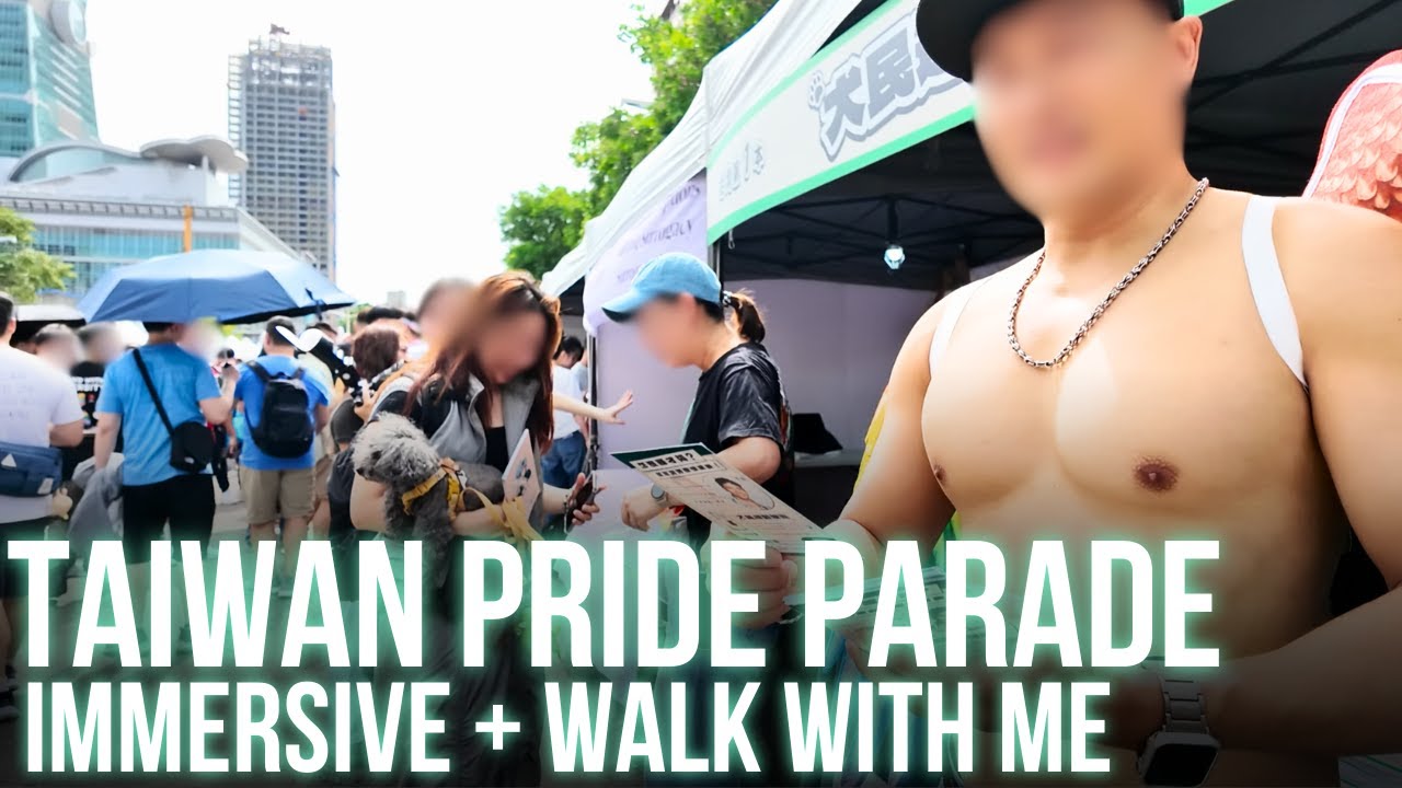 Taiwan Gay Pride Parade Walkthrough; Taipei Pride Parade; Asia LGBTQ Gay Pride