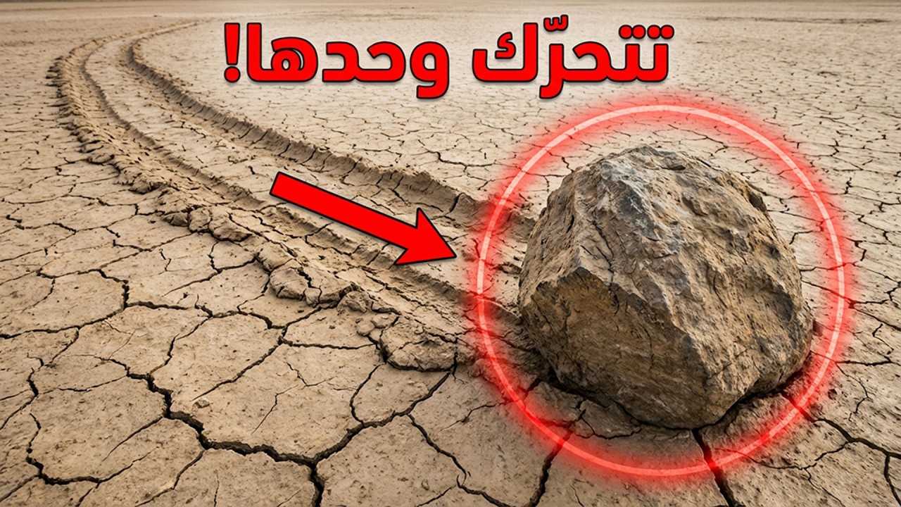 لغز الحجارة التي تمشي وحدها.. العلماء راقبوها لسنوات وما اكتشفوه كان غير متوقع تماماً!