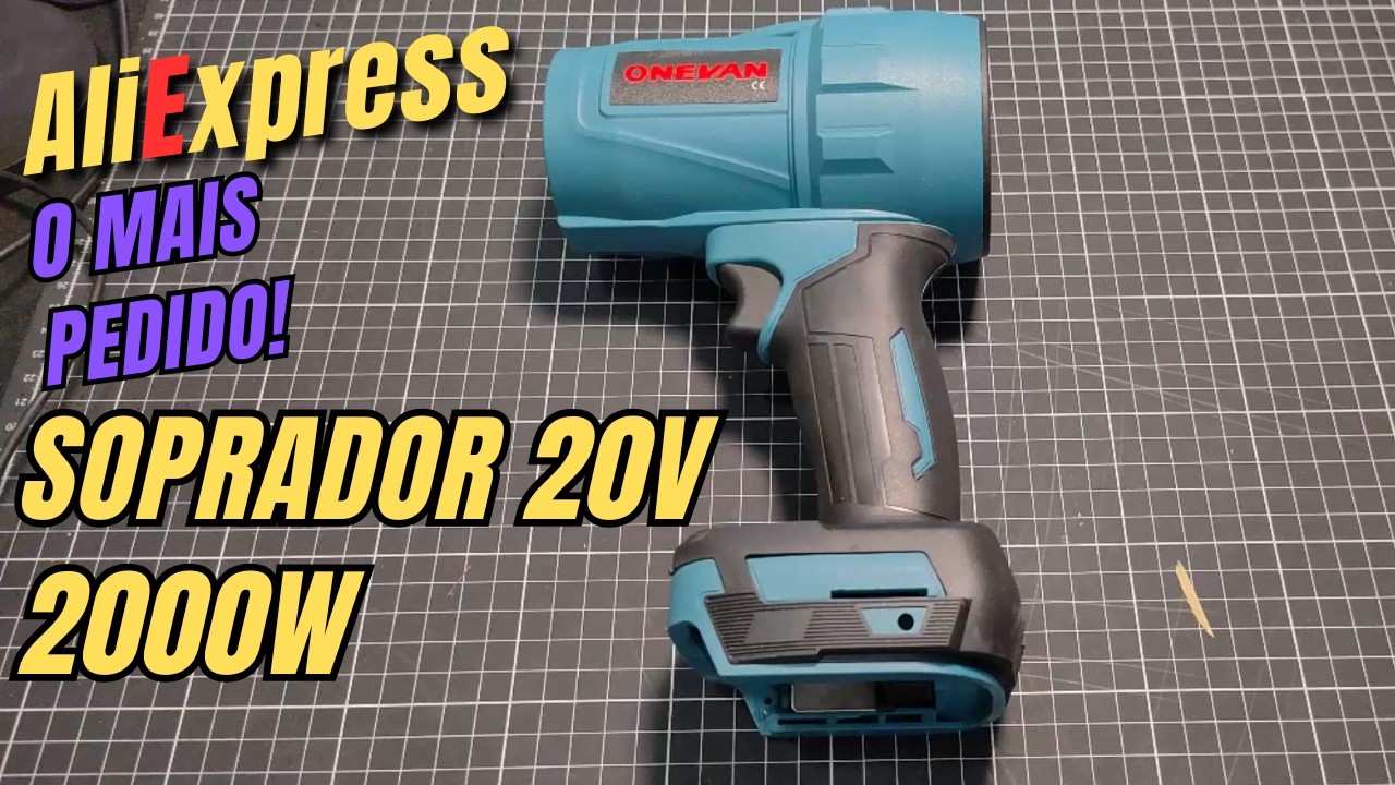 [O mais pedido] Soprador 20v de alta vazão com motor Brushless