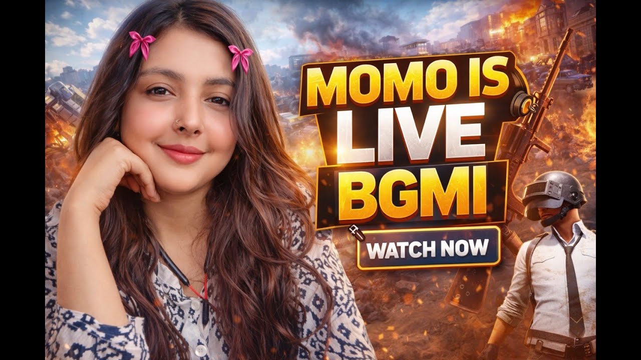 Momo is live Bgmi Op Moments😍❤️ 🔥 | Full Power Gameplay