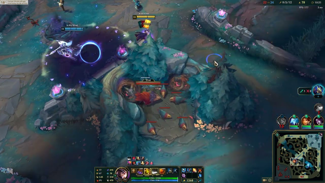 TF URF full ap đầu game xanh m&agrave; chơi nh&acirc;y late game thua