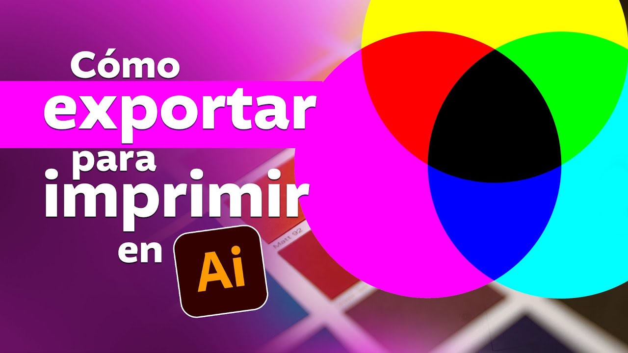 C&oacute;mo exportar en Illustrator para imprimir un documento