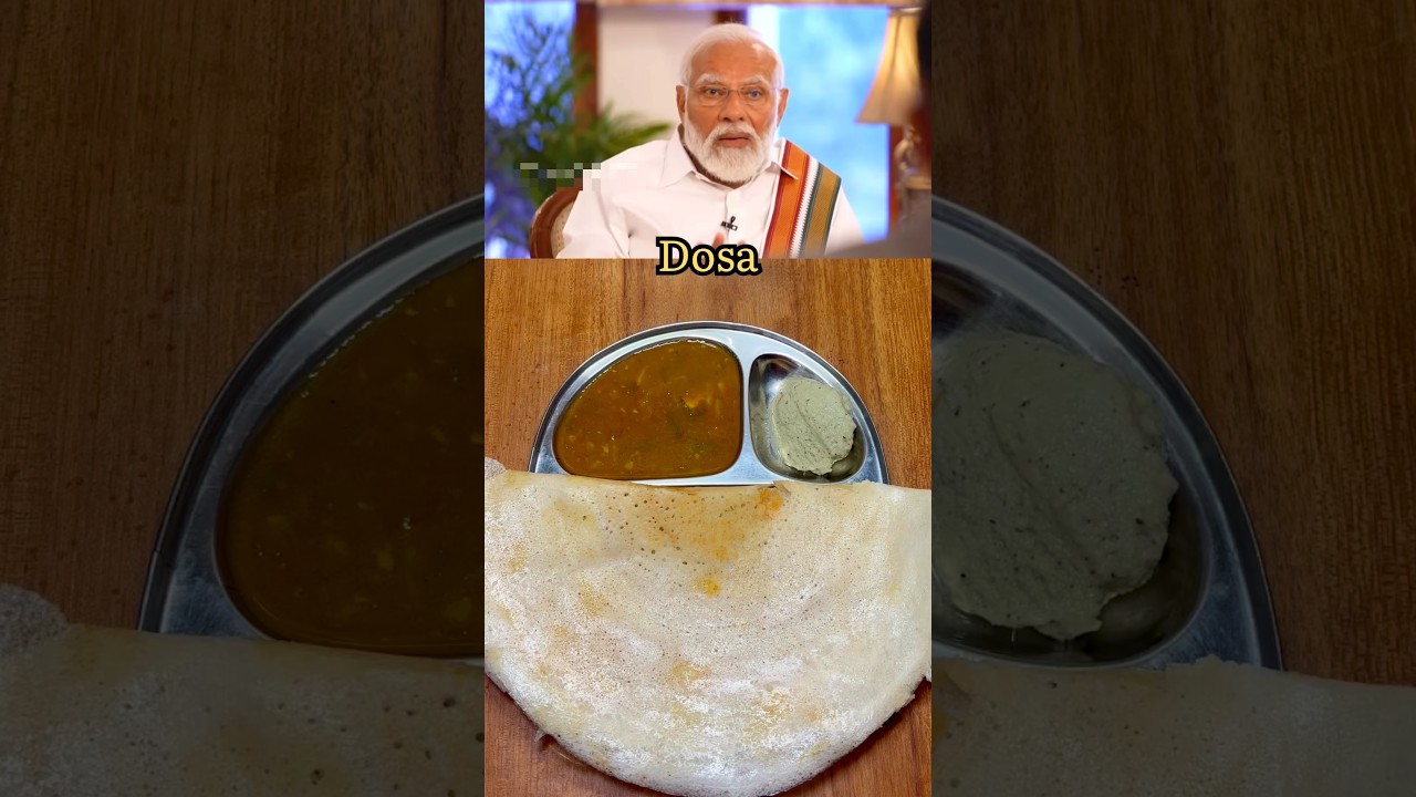 Narendra Modi Favourite Dosa Recipe | #shorts #viral #youtubeshorts #trending #dosa #modi
